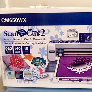 Brother ScanNCut 2 CW650WX - Wireless Cutting Machine with Built-in Scanner